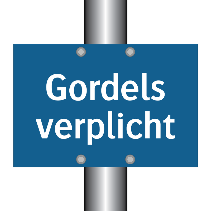 Gordels verplicht & Gordels verplicht & Gordels verplicht & Gordels verplicht & Gordels verplicht