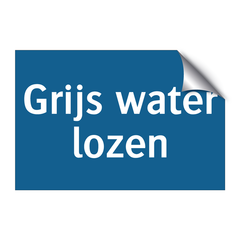 Grijs water lozen & Grijs water lozen & Grijs water lozen & Grijs water lozen