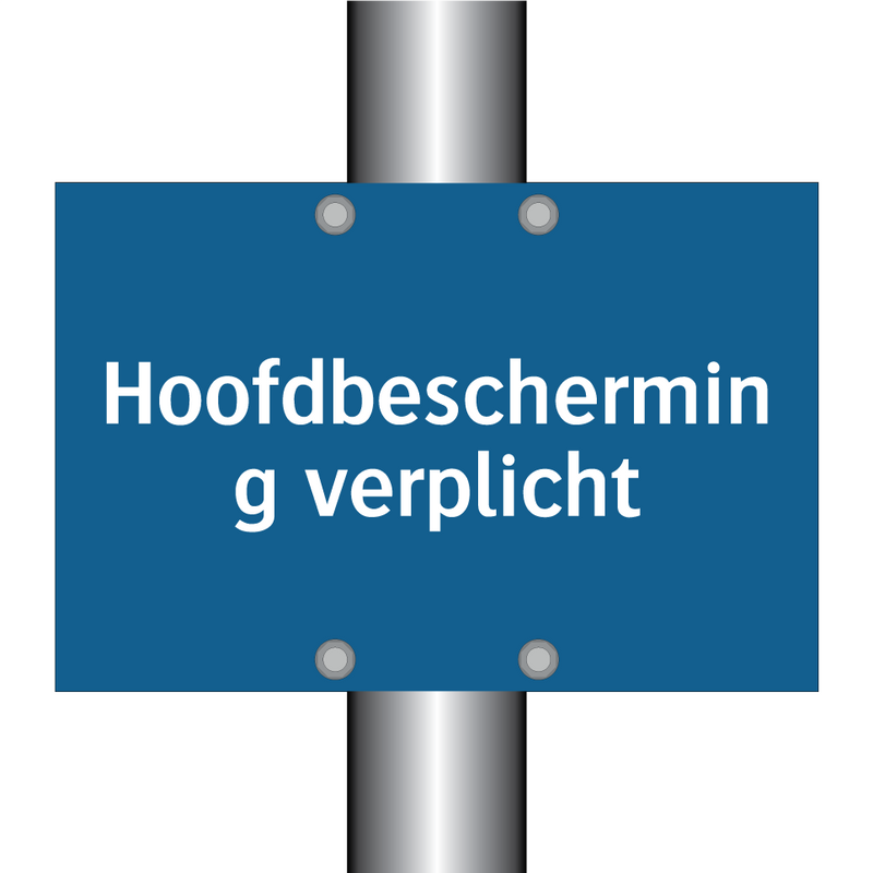 Hoofdbescherming verplicht & Hoofdbescherming verplicht & Hoofdbescherming verplicht