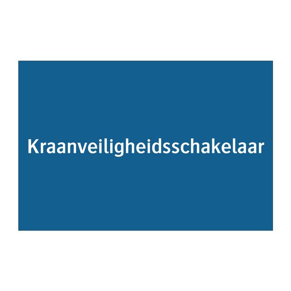 Kraanveiligheidsschakelaar & Kraanveiligheidsschakelaar & Kraanveiligheidsschakelaar