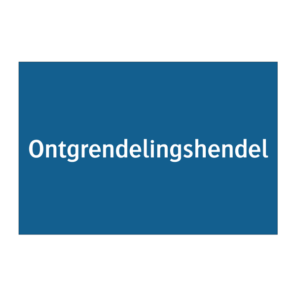 Ontgrendelingshendel & Ontgrendelingshendel & Ontgrendelingshendel & Ontgrendelingshendel