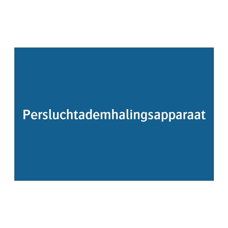 Persluchtademhalingsapparaat & Persluchtademhalingsapparaat & Persluchtademhalingsapparaat