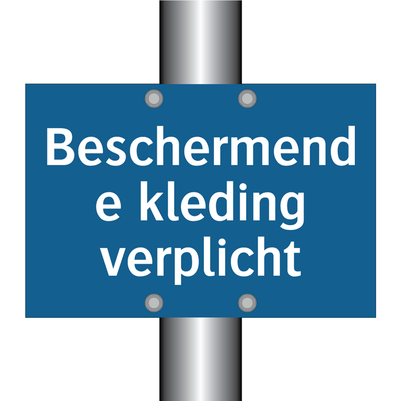 Beschermende kleding verplicht & Beschermende kleding verplicht & Beschermende kleding verplicht