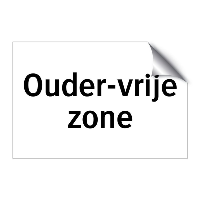 Ouder-vrije zone & Ouder-vrije zone & Ouder-vrije zone & Ouder-vrije zone