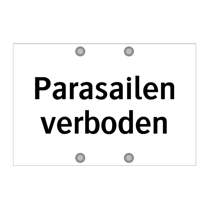 Parasailen verboden & Parasailen verboden & Parasailen verboden & Parasailen verboden