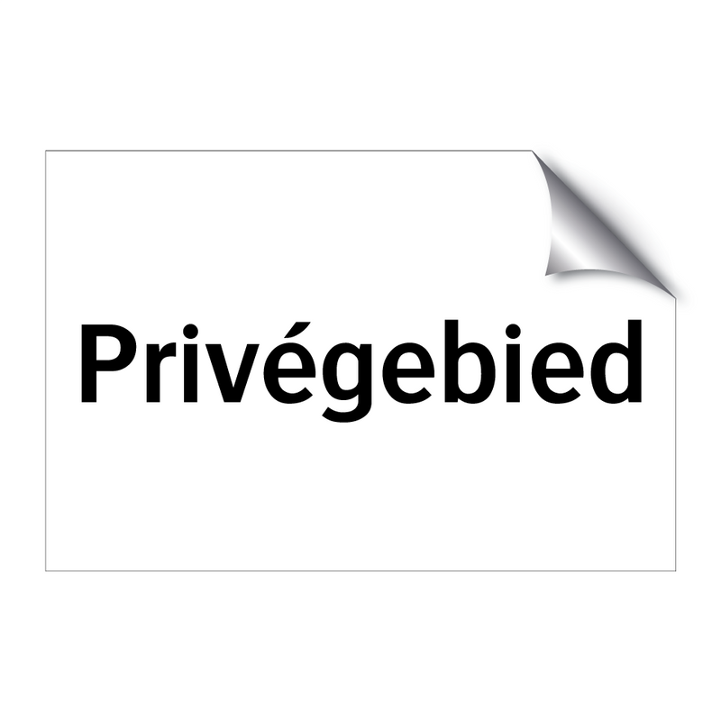 Privégebied & Privégebied & Privégebied & Privégebied