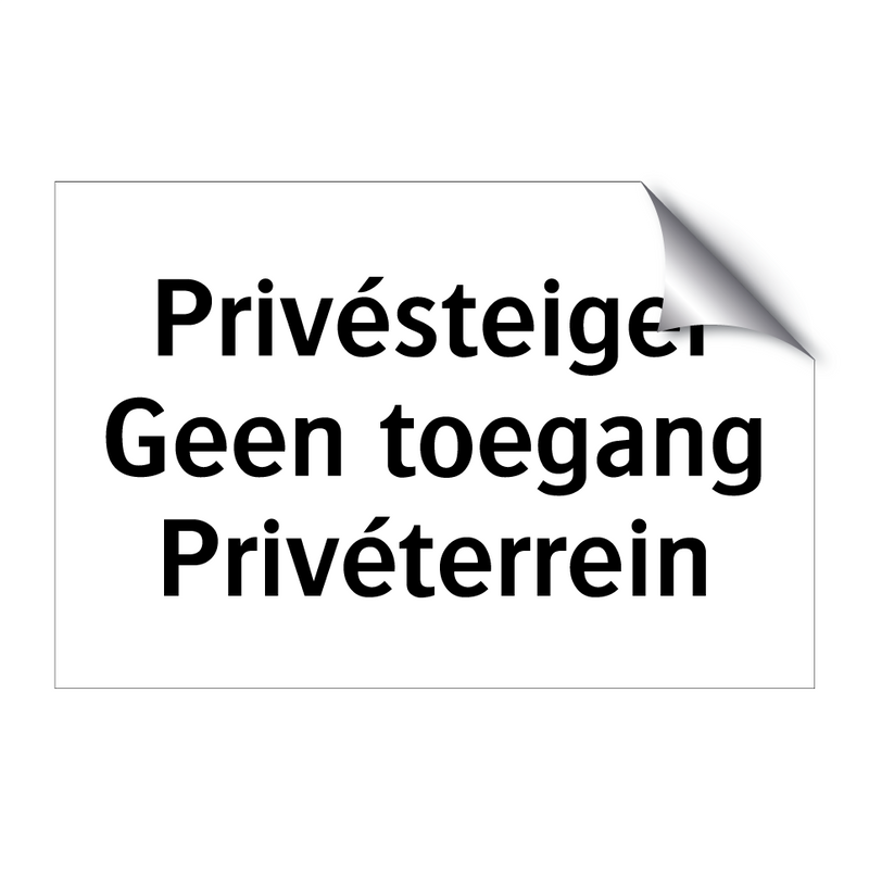 Privésteiger Geen toegang Privéterrein & Privésteiger Geen toegang Privéterrein