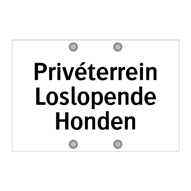 Privéterrein Loslopende Honden & Privéterrein Loslopende Honden & Privéterrein Loslopende Honden