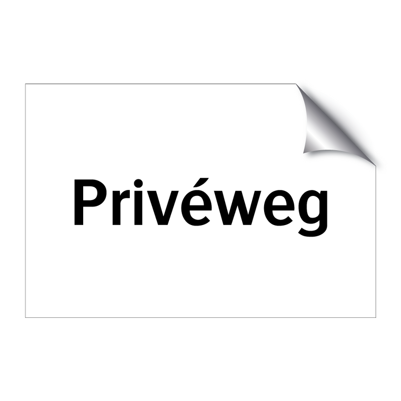 Privéweg & Privéweg & Privéweg & Privéweg