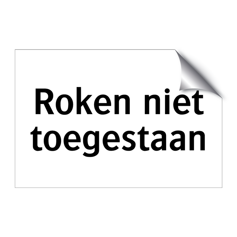 Roken niet toegestaan & Roken niet toegestaan & Roken niet toegestaan & Roken niet toegestaan