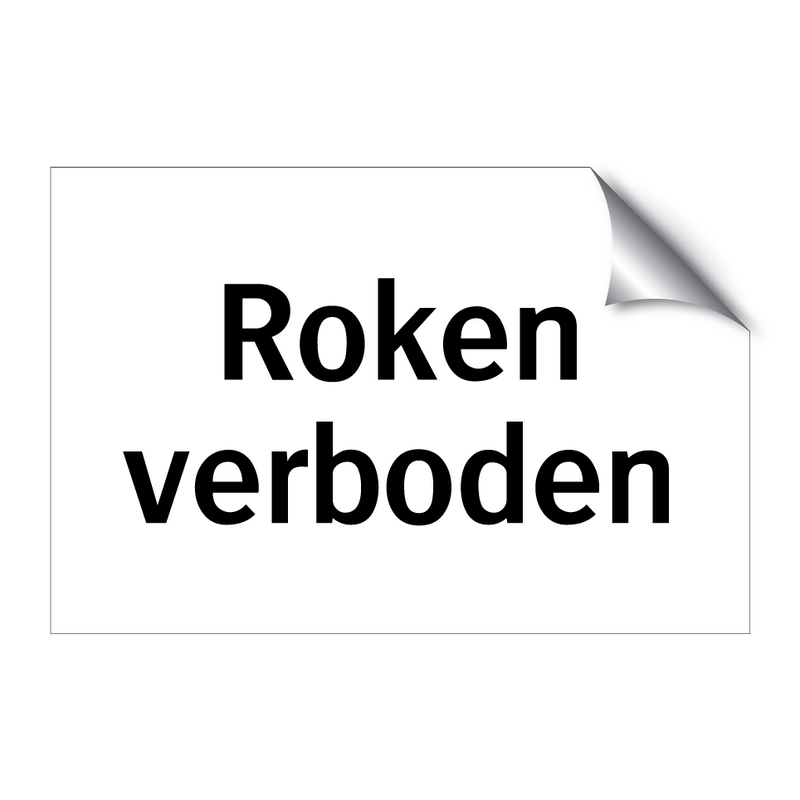 Roken verboden & Roken verboden & Roken verboden & Roken verboden