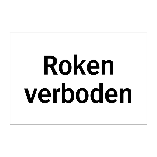 Roken verboden & Roken verboden & Roken verboden & Roken verboden & Roken verboden & Roken verboden