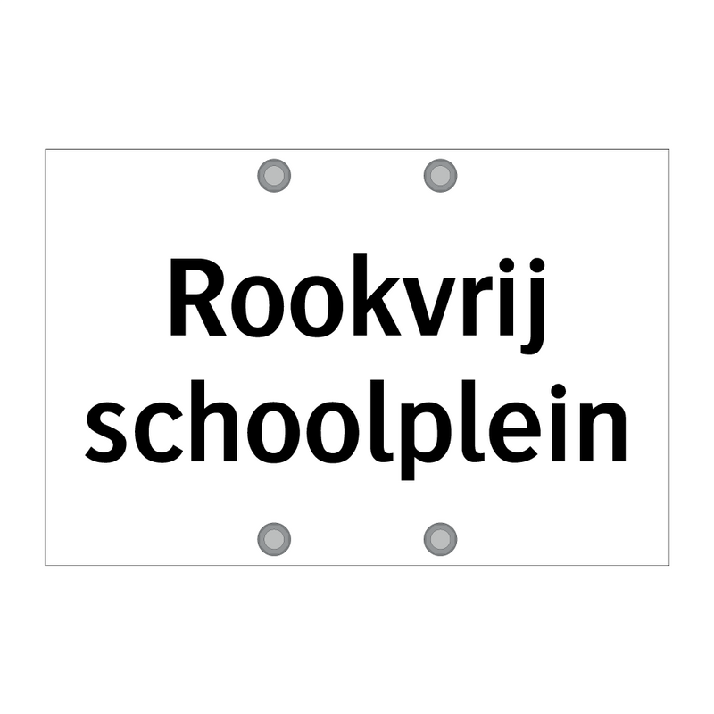 Rookvrij schoolplein & Rookvrij schoolplein & Rookvrij schoolplein & Rookvrij schoolplein