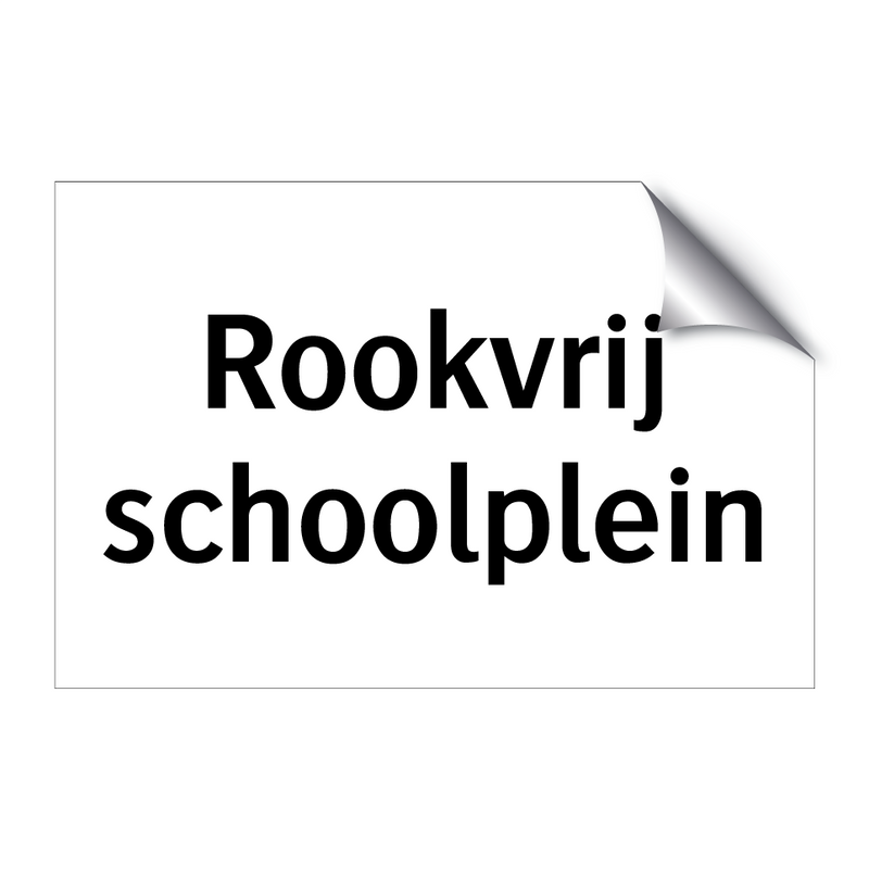 Rookvrij schoolplein & Rookvrij schoolplein & Rookvrij schoolplein & Rookvrij schoolplein