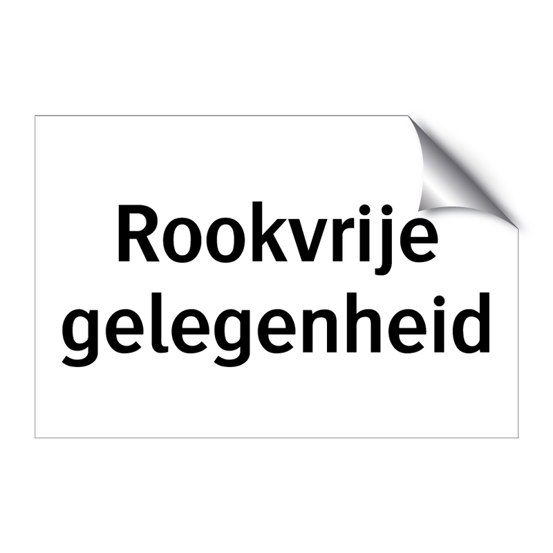 Rookvrije gelegenheid & Rookvrije gelegenheid & Rookvrije gelegenheid & Rookvrije gelegenheid