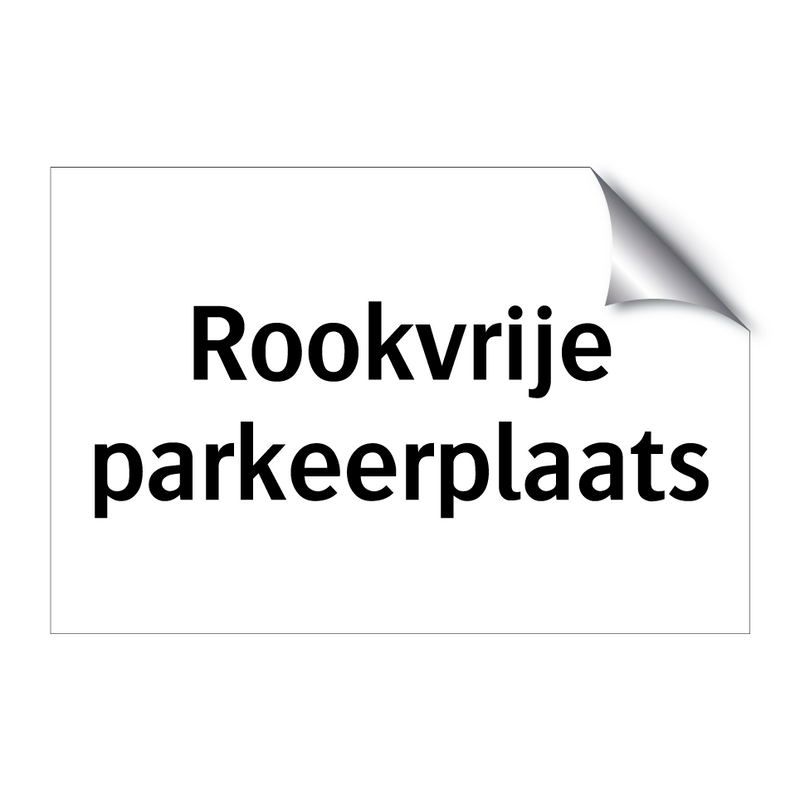 Rookvrije parkeerplaats & Rookvrije parkeerplaats & Rookvrije parkeerplaats