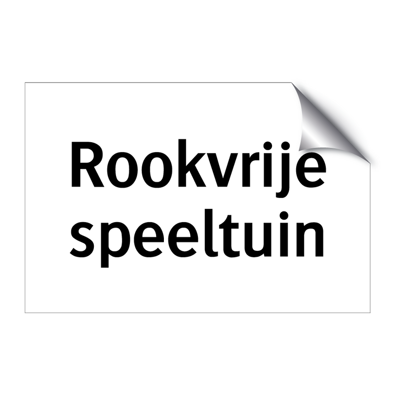 Rookvrije speeltuin & Rookvrije speeltuin & Rookvrije speeltuin & Rookvrije speeltuin