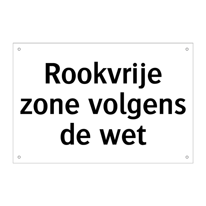 Rookvrije zone volgens de wet & Rookvrije zone volgens de wet & Rookvrije zone volgens de wet