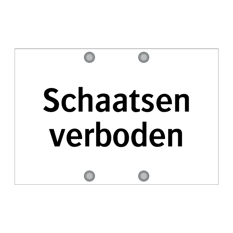 Schaatsen verboden & Schaatsen verboden & Schaatsen verboden & Schaatsen verboden