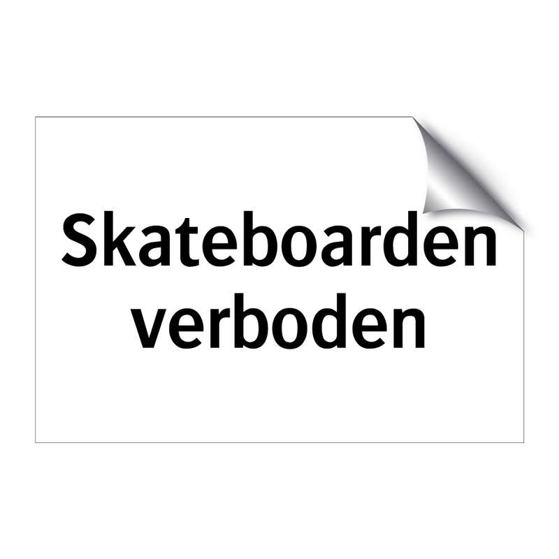 Skateboarden verboden & Skateboarden verboden & Skateboarden verboden & Skateboarden verboden