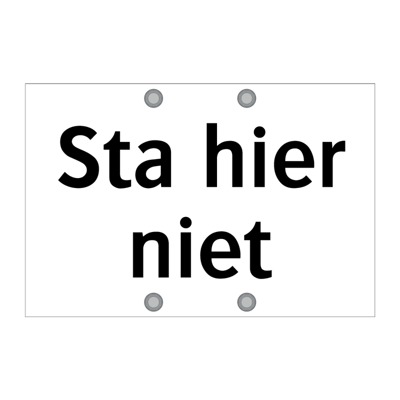 Sta hier niet & Sta hier niet & Sta hier niet & Sta hier niet & Sta hier niet