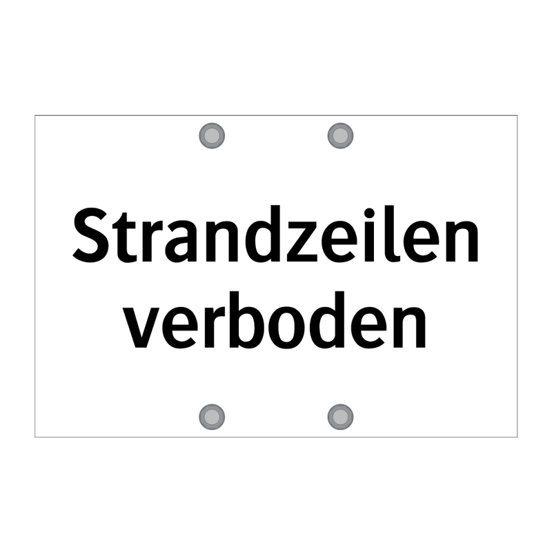 Strandzeilen verboden & Strandzeilen verboden & Strandzeilen verboden & Strandzeilen verboden