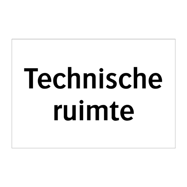 Technische ruimte & Technische ruimte & Technische ruimte & Technische ruimte & Technische ruimte