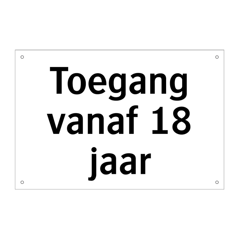 Toegang vanaf 18 jaar & Toegang vanaf 18 jaar & Toegang vanaf 18 jaar & Toegang vanaf 18 jaar