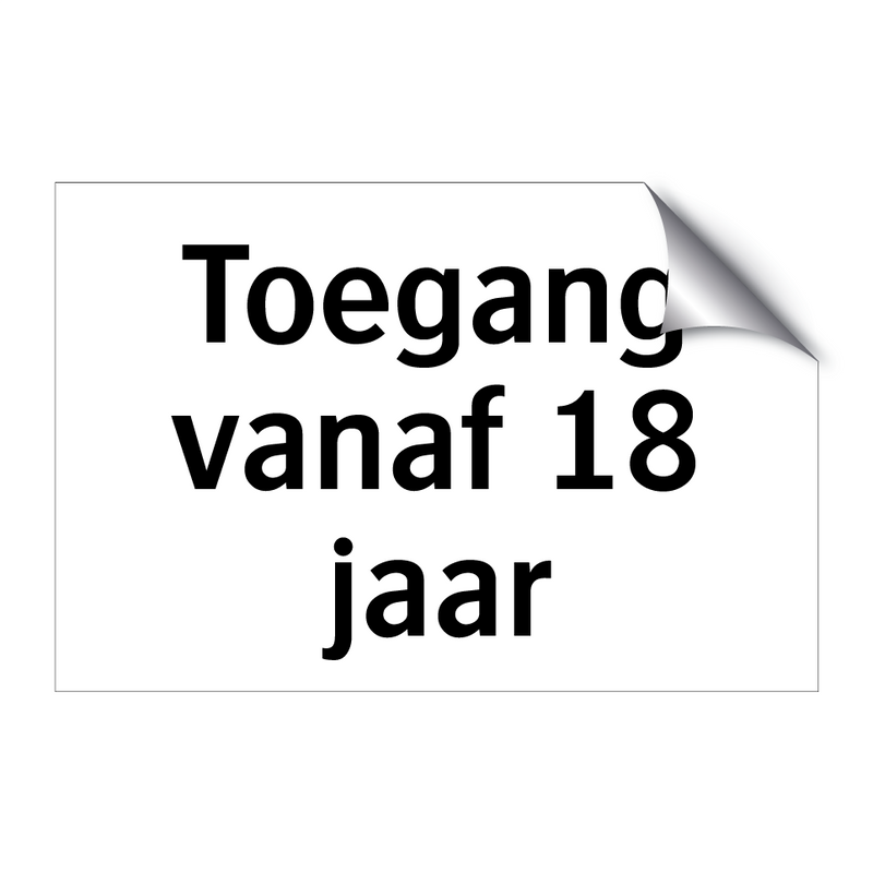 Toegang vanaf 18 jaar & Toegang vanaf 18 jaar & Toegang vanaf 18 jaar & Toegang vanaf 18 jaar