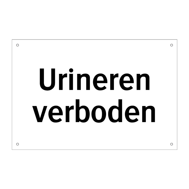 Urineren verboden & Urineren verboden & Urineren verboden & Urineren verboden & Urineren verboden