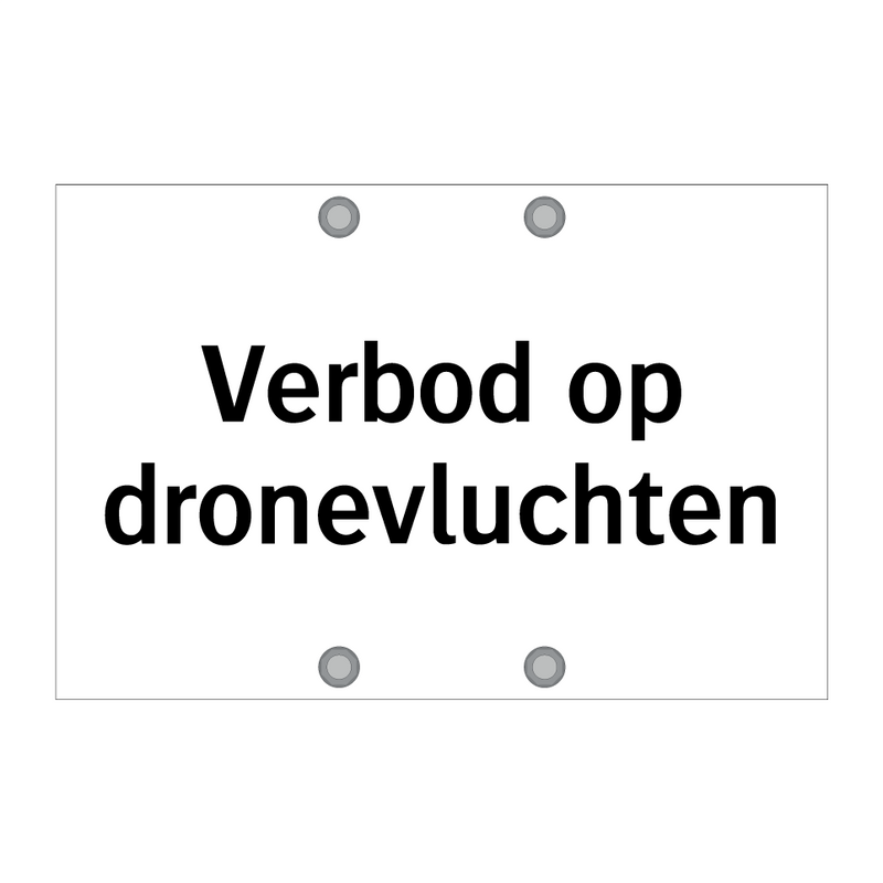 Verbod op dronevluchten & Verbod op dronevluchten & Verbod op dronevluchten