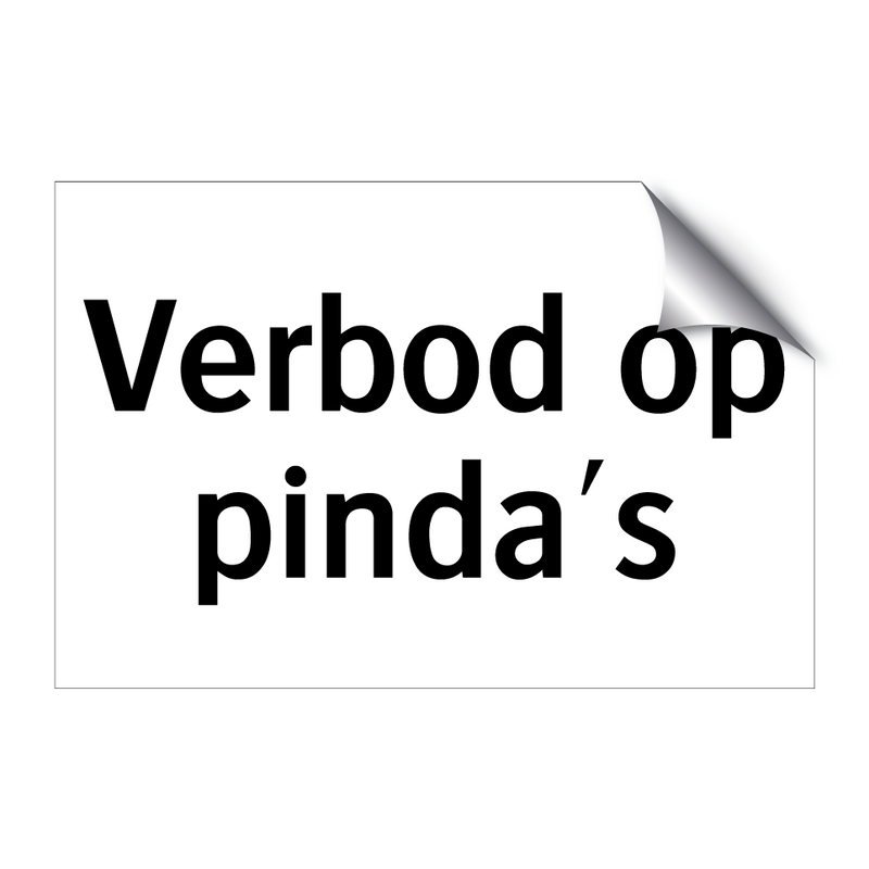 Verbod op pinda's & Verbod op pinda's & Verbod op pinda's & Verbod op pinda's