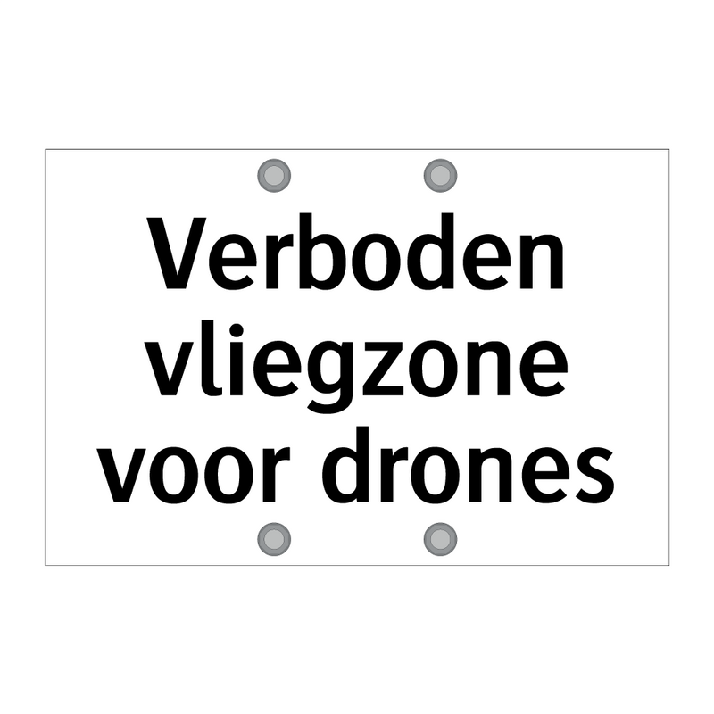 Verboden vliegzone voor drones & Verboden vliegzone voor drones & Verboden vliegzone voor drones