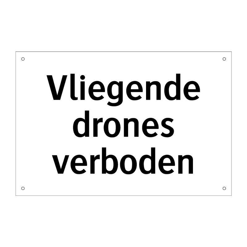 Vliegende drones verboden & Vliegende drones verboden & Vliegende drones verboden