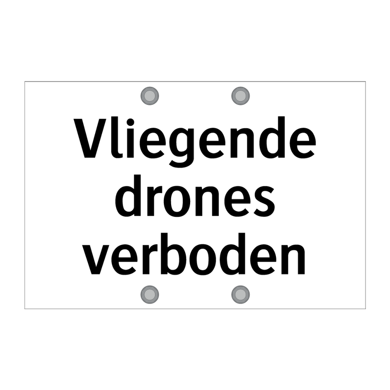 Vliegende drones verboden & Vliegende drones verboden & Vliegende drones verboden