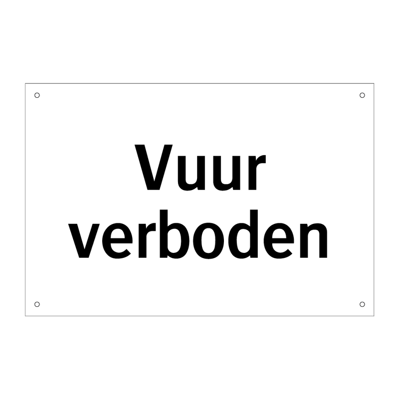 Vuur verboden & Vuur verboden & Vuur verboden & Vuur verboden & Vuur verboden & Vuur verboden