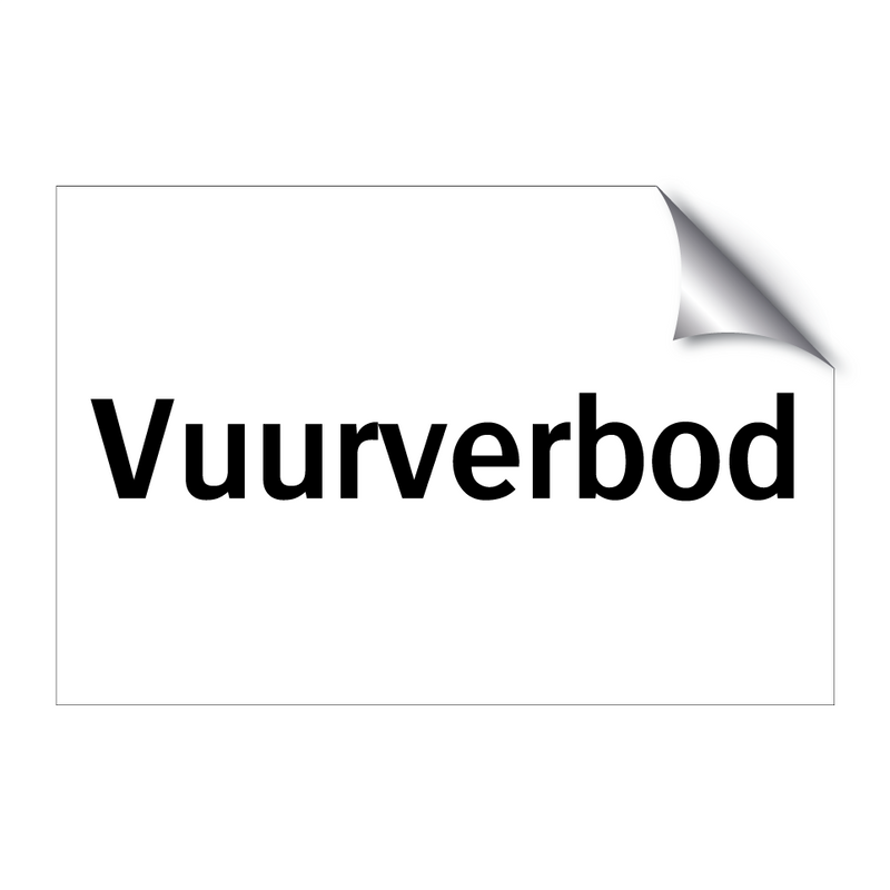 Vuurverbod & Vuurverbod & Vuurverbod & Vuurverbod