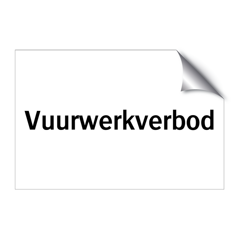 Vuurwerkverbod & Vuurwerkverbod & Vuurwerkverbod & Vuurwerkverbod