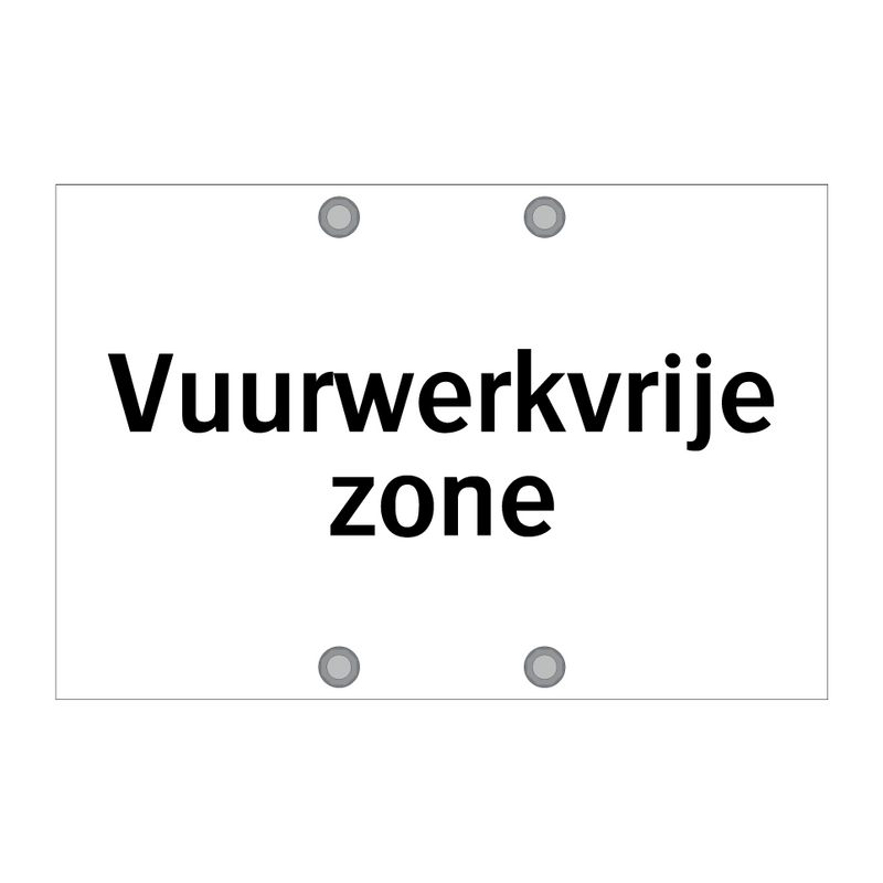 Vuurwerkvrije zone & Vuurwerkvrije zone & Vuurwerkvrije zone & Vuurwerkvrije zone