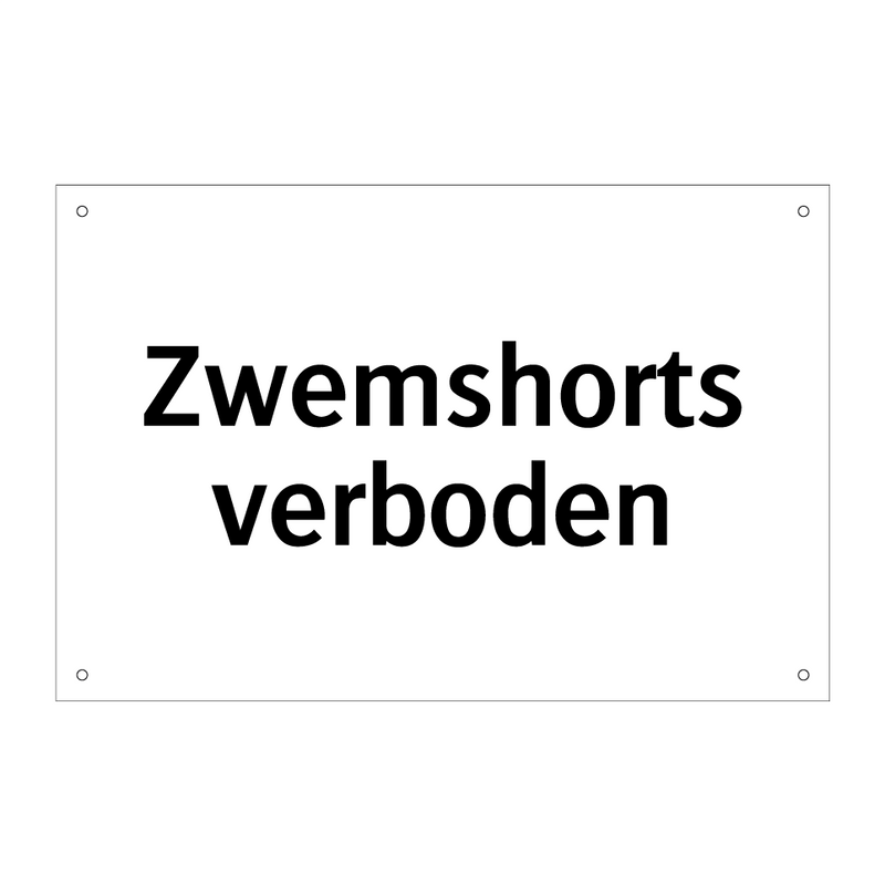 Zwemshorts verboden & Zwemshorts verboden & Zwemshorts verboden & Zwemshorts verboden