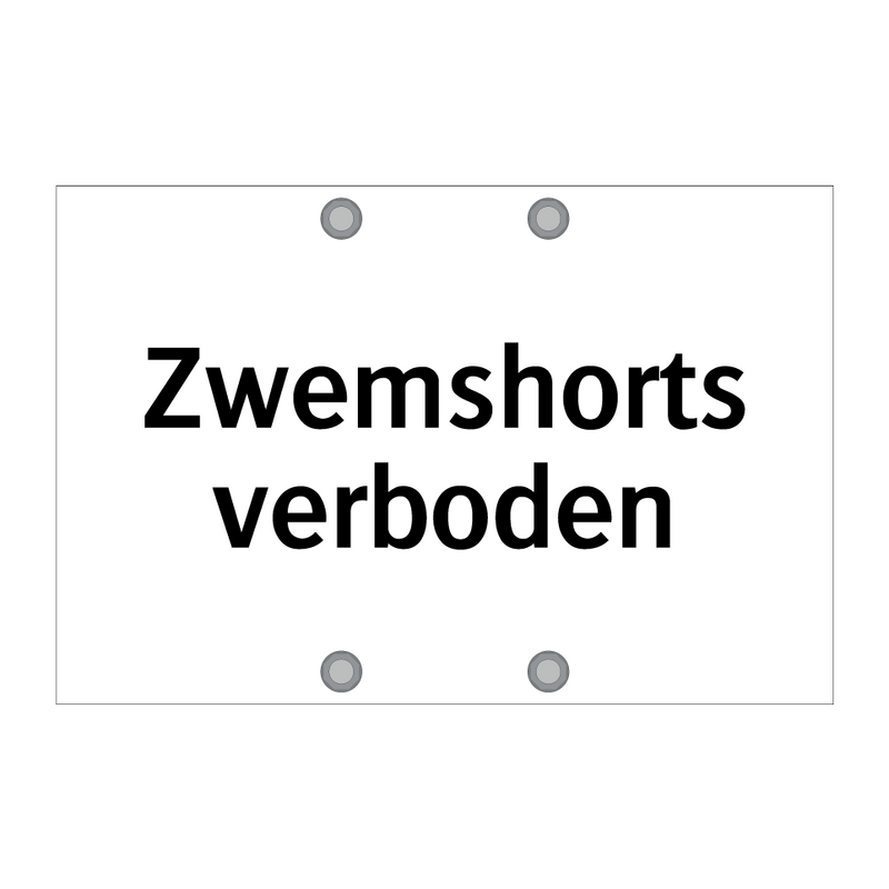 Zwemshorts verboden & Zwemshorts verboden & Zwemshorts verboden & Zwemshorts verboden