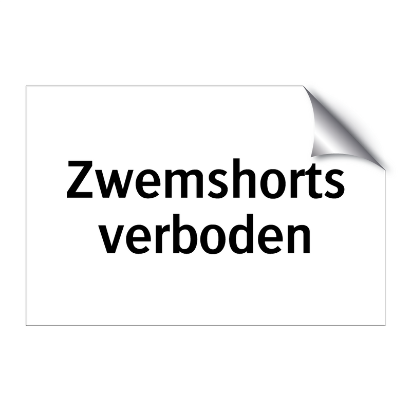 Zwemshorts verboden & Zwemshorts verboden & Zwemshorts verboden & Zwemshorts verboden