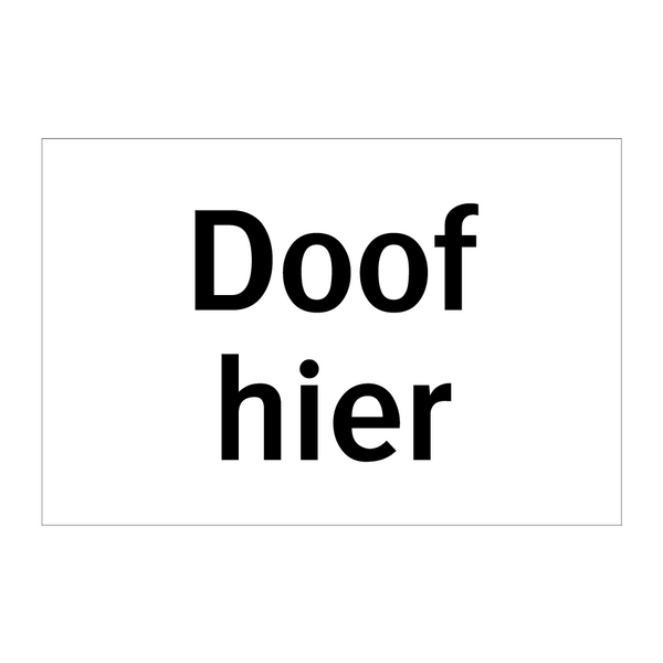 Doof hier & Doof hier & Doof hier & Doof hier & Doof hier & Doof hier & Doof hier & Doof hier