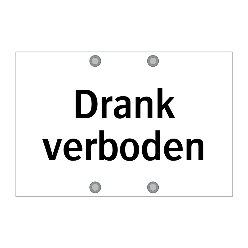 Drank verboden & Drank verboden & Drank verboden & Drank verboden & Drank verboden