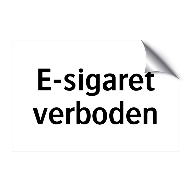 E-sigaret verboden & E-sigaret verboden & E-sigaret verboden & E-sigaret verboden