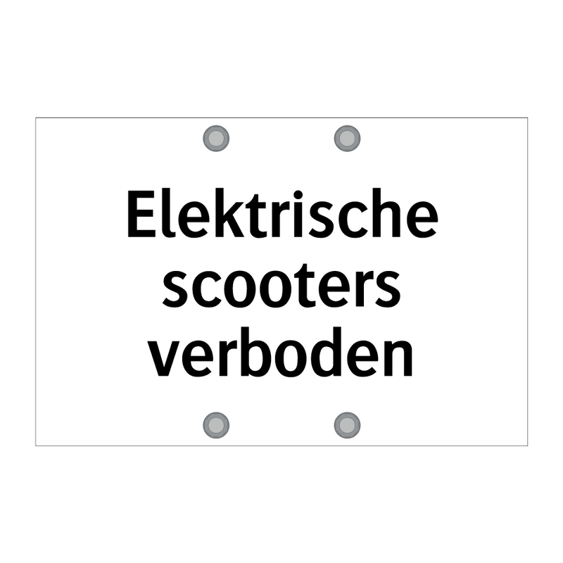 Elektrische scooters verboden & Elektrische scooters verboden & Elektrische scooters verboden