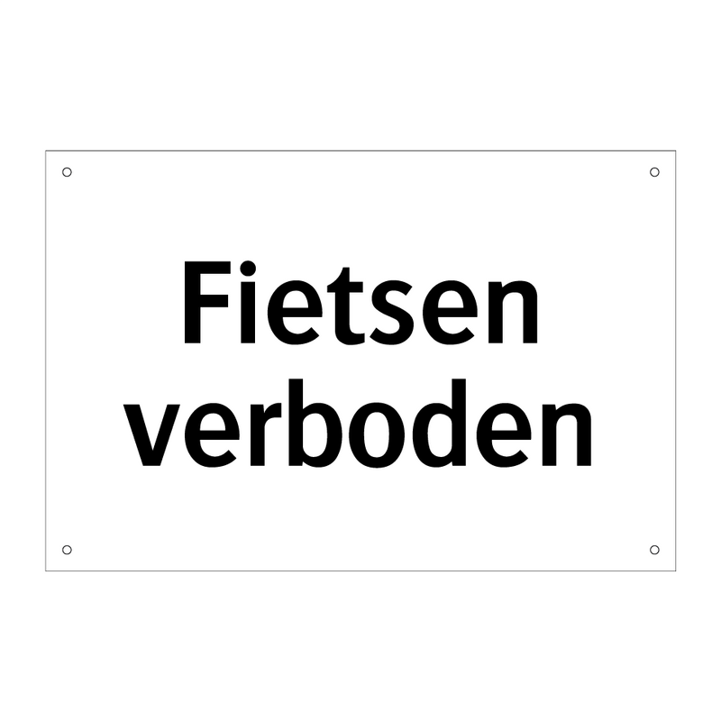 Fietsen verboden & Fietsen verboden & Fietsen verboden & Fietsen verboden & Fietsen verboden