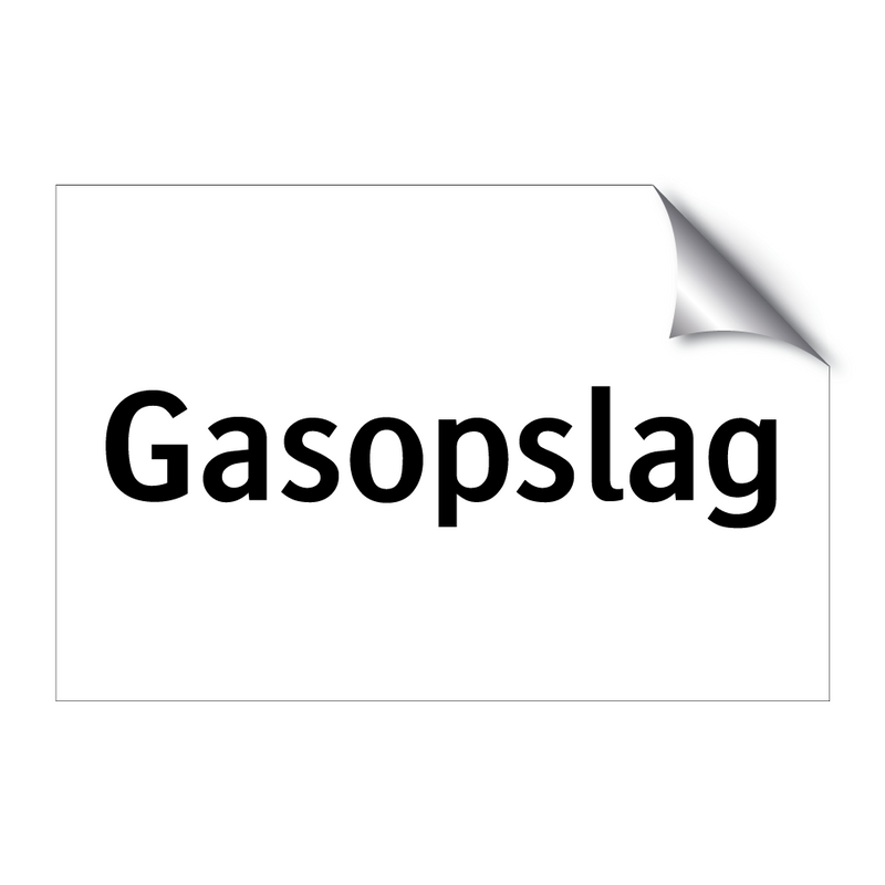 Gasopslag & Gasopslag & Gasopslag & Gasopslag