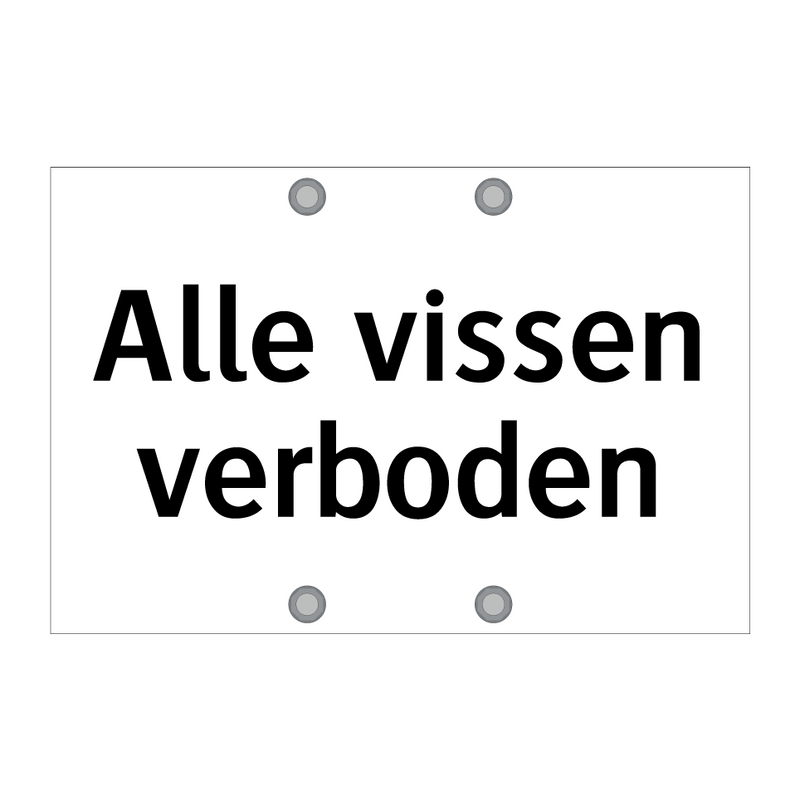 Alle vissen verboden & Alle vissen verboden & Alle vissen verboden & Alle vissen verboden