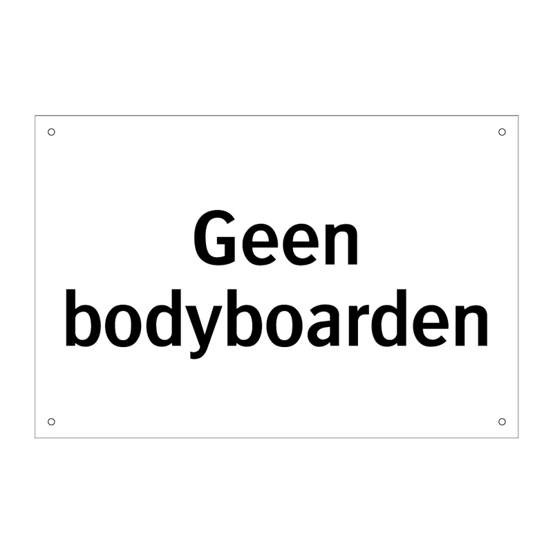 Geen bodyboarden & Geen bodyboarden & Geen bodyboarden & Geen bodyboarden & Geen bodyboarden